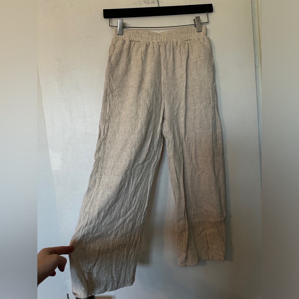 SOLD 3/$10 š¼ SHEIN Linen Capris - Picture 2 of 13